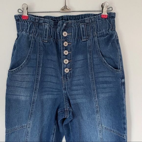 Kancan Bronte Ultra High Rise Paperbag Mom Jeans Size 26 - Picture 5 of 14